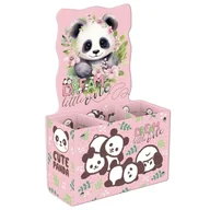 Szkolne artykuły papiernicze - Pojemnik na przybory szkolne Panda 10 - miniaturka - grafika 1