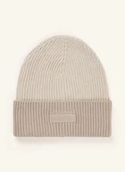 Czapki damskie - Calvin Klein Czapka beige - miniaturka - grafika 1