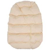 Poduszki ogrodowe - Poduszka na fotel PATIO Trapez D031-05CW 144 x 90 x 11 cm Ecru - miniaturka - grafika 1