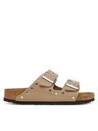 Buty dla dziewczynek - Birkenstock Klapki Arizona Rivet 1031708 D Beżowy - miniaturka - grafika 1