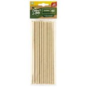 Naczynia i sztućce jednorazowe - Jan Niezbędny Jan Nezbędny Zielony Dom Słomki z surowca Roślinnego 40 szt - miniaturka - grafika 1