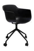Fotele i krzesła biurowe - King Home Krzesło Biurowe Obrotowe Ralf 59x53x78 Czarny 342-CPP8A - miniaturka - grafika 1