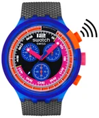 Zegarki męskie - Zegarek Swatch SB06N101-5300 Neon Party To The Max Pay! 47mm - miniaturka - grafika 1