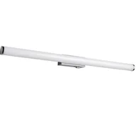 Lampy ścienne - Kinkiet ścienny Mattimo biały chromowany LED 8W 4000K 950lm nad lustro z włącznikiem wym: 5 x 80 cm szkło IP44 Trio - miniaturka - grafika 1