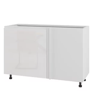 Rimini Szafka Dolna Narożna Lewa Dnw-120 Biały Połysk - Meble kuchenne - miniaturka - grafika 1