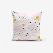 Poszewki na poduszki - Poszewka na poduszkę z domieszką bawełny Minimalist Cushion Covers Pink Clouds Modern, 45x45 cm - miniaturka - grafika 1