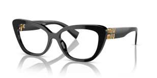 Okulary korekcyjne Miu Miu MU 05VV 1AB1O1 - Okulary korekcyjne, oprawki, szkła - miniaturka - grafika 1