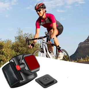 Opaska na rękę ramię na telefon do biegania sport uchwyt do telefonu zaczep klips TSA1 Armband czarny - Etui i futerały do telefonów - miniaturka - grafika 7