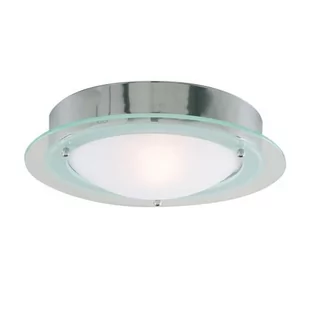 Searchlight JUNA - lampa sufitowa ze szkłem do łazienki - Lampy sufitowe - miniaturka - grafika 1