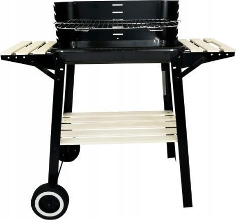 kontrast Grill węglowy z półkami na kółkach 28,5x48,5 cm BBQ