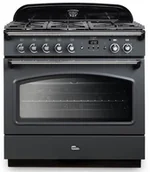 Kuchenki gazowo-elektryczne - Falcon Classic FX 90 Szary chrom - miniaturka - grafika 1