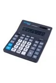 Kalkulatory - kalkulator biurowy 12 cyfr czarny - miniaturka - grafika 1