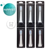 Końcówki do szczoteczek elektrycznych - MEGASONEX MB2 MEDIUM zestaw PROMOCYJNY końcówek do szczoteczki Megasonex - 6szt - miniaturka - grafika 1