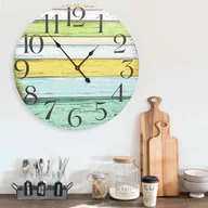 Zegary - VidaXL Lumarko Zegar ścienny, wielokolorowy, 60 cm, MDF - miniaturka - grafika 1