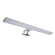 Lampy ścienne - Kinkiet ścienny Elba chromowany biały LED 12W 4000K 1350lm nad lustro wym: 4,4 x 60 x 11,2 cm aluminium IP44 Polux - miniaturka - grafika 1