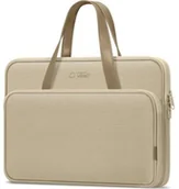 Torby na laptopy - Tech-Protect Torba na laptopa 13" / 14", Carrying Bag, beżowa - miniaturka - grafika 1