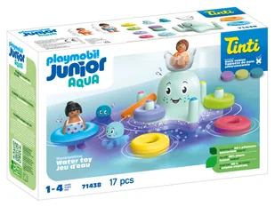 JUNIOR & Tinti: Kolorowa ośmiornica 71438 - Zabawki do kąpieli - miniaturka - grafika 1