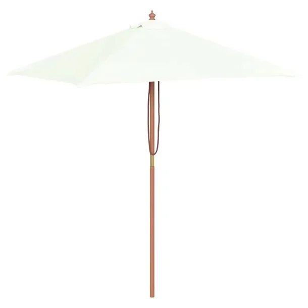 Parasol ogrodowy UV, piaskowy, 150x200x235 cm, średnica słupka 38 mm