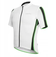 Kurtki rowerowe - Koszulka rowerowa zeroRH+ Sprint FZ white-black-bright green - M - miniaturka - grafika 1