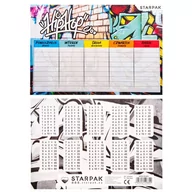 Szkolne artykuły papiernicze - Starpak Plan Lekcji  Graffiti Pb25/750 - miniaturka - grafika 1