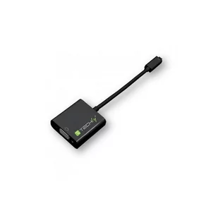 Techly Adapter micro HDMI (D) męski na VGA żeński, czarny, 10cm 302938 - Adaptery i przejściówki - miniaturka - grafika 2