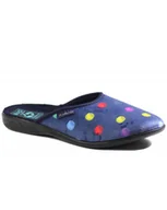 Kapcie damskie - PAPCIE ADANEX - 28290 GRANAT KROPKI - Adanex - miniaturka - grafika 1