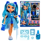 Lalki dla dziewczynek - Rainbow High Creative Crystals Skyler Bradshaw Lalka + Akcesoria Kryształowe DIY Do Samodzielnego Wykonania - miniaturka - grafika 1