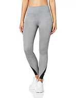 Spodnie rowerowe - Nike damskie rajstopy treningowe Iron Grey/Heather/Black/White XS - miniaturka - grafika 1