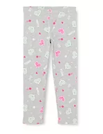 Legginsy - United Colors of Benetton Dziewczęce modelujące legginsy, grigio a fantasia 68v, 82 cm - miniaturka - grafika 1