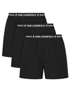 Majtki męskie - KARL LAGERFELD Komplet 3 par bokserek A1M47116 Czarny - miniaturka - grafika 1