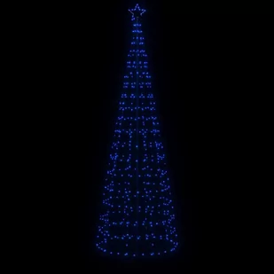 Choinka z lampek, z kołkami, 570 niebieskich LED, 300 cm Lumarko! - Oświetlenie świąteczne Choinka z lampek, z kołkami, 570 niebieskich LED, 300 cm Lumarko! - Oświetlenie świąteczne - miniaturka - grafika 4