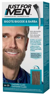 Farba kremowa bez utleniacza Just For Men Moustache And Beard Light Brown 28.4 g (8413853421021) - Farby do włosów i szampony koloryzujące - miniaturka - grafika 1