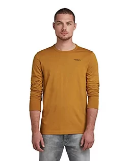 Koszulki męskie - G-STAR RAW Base R t-shirt męski, Żółty (Vulcan D20448-336-3399), XS - grafika 1