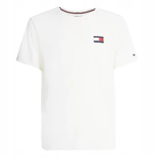 TOMMY HILFIGER MĘSKI T-SHIRT BAWEŁNIANY BIAŁA KOSZULKA PREMIUM LOGO R.S - Koszulki męskie TOMMY HILFIGER MĘSKI T-SHIRT BAWEŁNIANY BIAŁA KOSZULKA PREMIUM LOGO R.S - Koszulki męskie - miniaturka - grafika 1