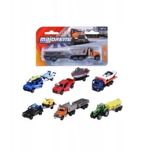 Majorette pojazdy miejskie z przyczepami 300-2001 - Samochody i pojazdy dla dzieci - miniaturka - grafika 1