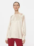 Bluzki damskie - Rinascimento Bluzka CFC0116710003 Beżowy Regular Fit - miniaturka - grafika 1