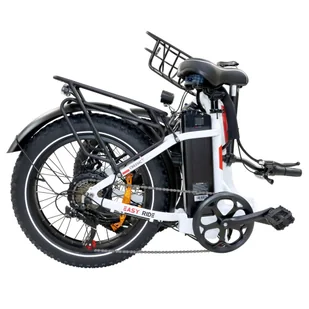 Rower elektryczny BAOLUJIE DZ2030, opony 20*4,0 cali, silnik 500W, bateria 48V 13Ah, maks. prędkość 40km/h - biały - Rowery elektryczne - miniaturka - grafika 10