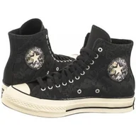Trampki damskie - Trampki Chuck 70 Hi Black/Egret/Black A07998C (CO681-a) Converse - miniaturka - grafika 1