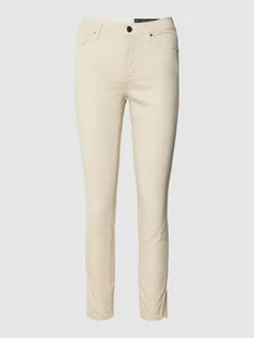 Jeansy o kroju super skinny fit z zapięciem na guzik - Spodnie damskie - miniaturka - grafika 1
