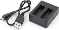 Akcesoria do kamer sportowych - Xrec Ładowarka 2x PODWÓJNA USB do kamer SJCAM SJ4000 / SJ5000 / SJ6000 - miniaturka - grafika 1