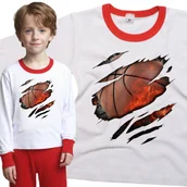 Piżamy dla dziewczynek - Piżama dziecięca Koszykówka Basket Piłka Do Kosza 98/104 - VoloDonum - miniaturka - grafika 1