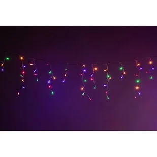 Lampki zewnętrzne kurtyna zwis 35 cm 400 LED wielokolorowe - Oświetlenie świąteczne - miniaturka - grafika 1