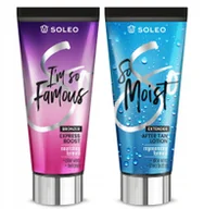 Balsamy i kremy do opalania - SOLEO I'M SO FAMOUS 150ml BRONZER DO OPALANIA + BALSAM PO OPALANIU 1 - miniaturka - grafika 1