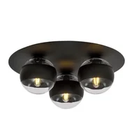 Lampy sufitowe - Solar lampa sufitowa 3-punktowa czarna/stripe 1129/3 - miniaturka - grafika 1