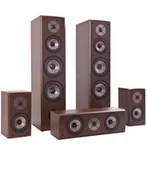 Głośniki i kolumny - System kolumn 5.0 Quadral Quintas 6650 - orzech Orzech - miniaturka - grafika 1
