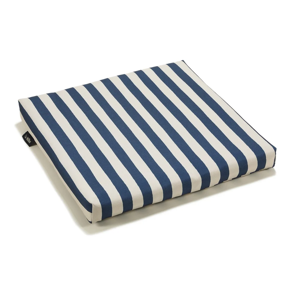 La Millou - Poduszka ogrodowa na siedzisko STRIPES NAVY 45x45