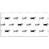 Podkładki na biurko - Ochronna mata podkładka na biurko Jamniki 120x60 cm, Dywanomat - miniaturka - grafika 1