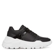 Sneakersy damskie - Sneakersy Just Cavalli 78RA3SL9 Czarny - miniaturka - grafika 1