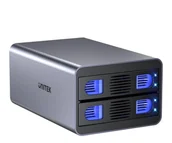 Obudowy i kieszenie na dyski twarde - Unitek Obudowa RAID SATA 2.5"/3.5" - 4 tryby, 40TB, 5Gb/s - miniaturka - grafika 1