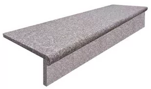 Stopnica - Stopień + podstopień granitowy G664 135x35x2+2 Bullnose - Kostki brukowe i krawężniki - miniaturka - grafika 1